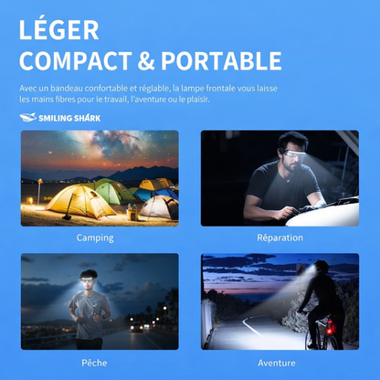 Lunettes LED Lumineuses Rechargeables